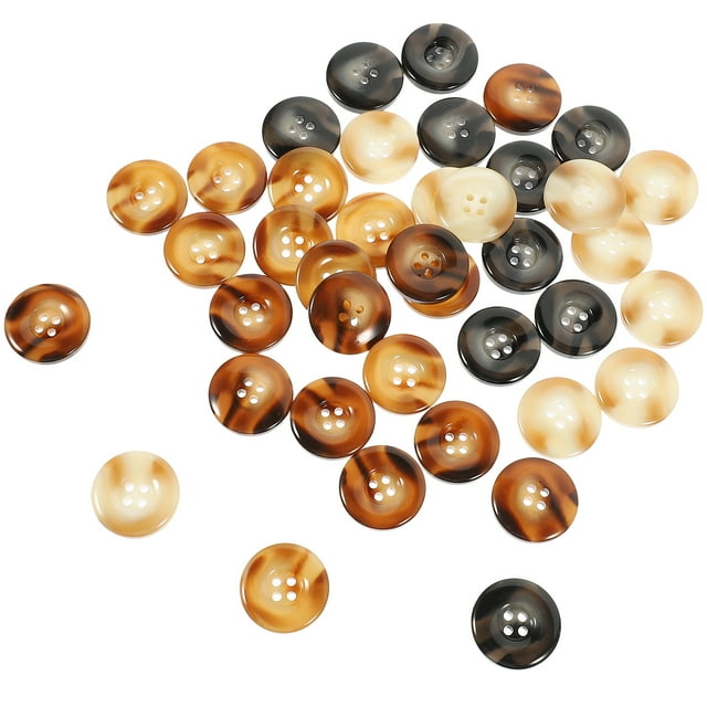 Four Eye Button Coat Buttons Replacement Crafts for Kids Work Coveralls