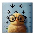 thumbnail image 1 of Four Eyes Chick Vision Canvas Wall Art, design by Lucia Heffernan, 1 of 8