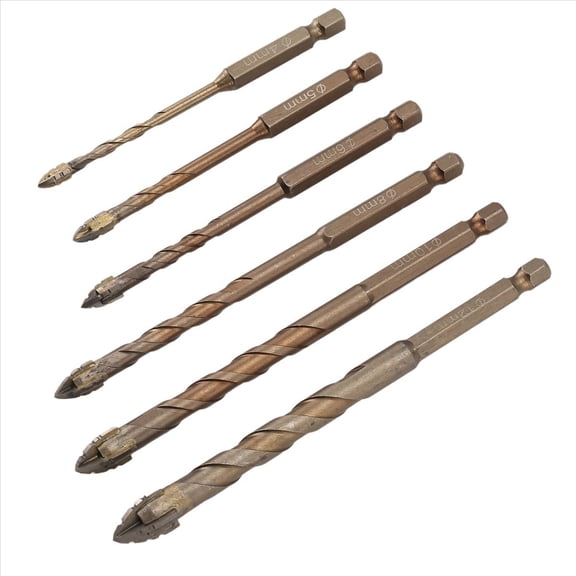 Four-Flute Eccentric Drill Bit, Four Edged Serrated Drill, Bit