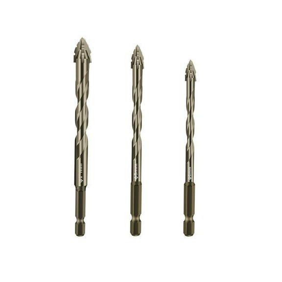 Four Flute Sawtooth Eccentric Drill Bit Set Cemented Carbide Multifunctional