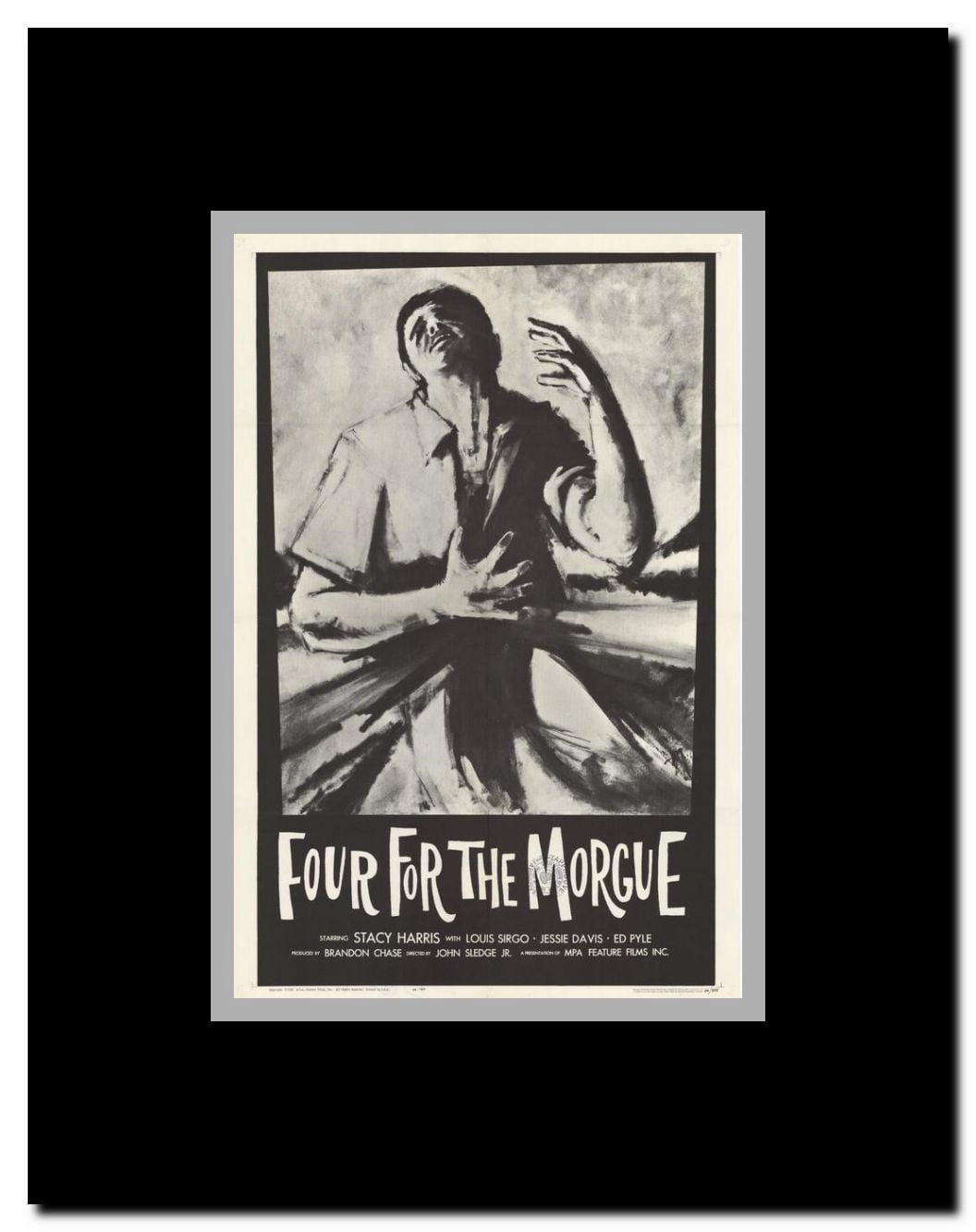 Four For the Morgue Framed Movie Poster
