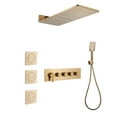 thumbnail image 1 of Four Functions Complete Shower Faucet Set, Shower Set with Rough-in Valve, 1 of 5