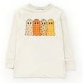 thumbnail image 1 of Four Ghosts Checkered Quilted Printed - Toddler Long Sleeve Graphic Tee and Youth Long Sleeve Graphic T-Shirt, 1 of 14