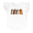 thumbnail image 1 of Four Ghosts Shadow Quilted Printed - Flutter Sleeve Graphic T-Shirt, 1 of 11