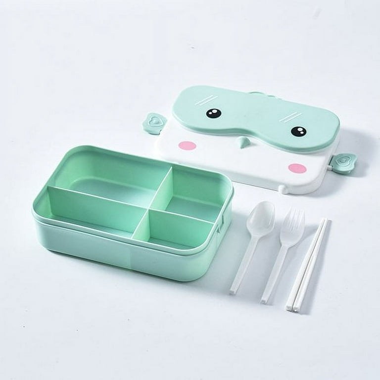 Microwavable Bento Box Lunch Box 4 Nesting Container School Bus fo