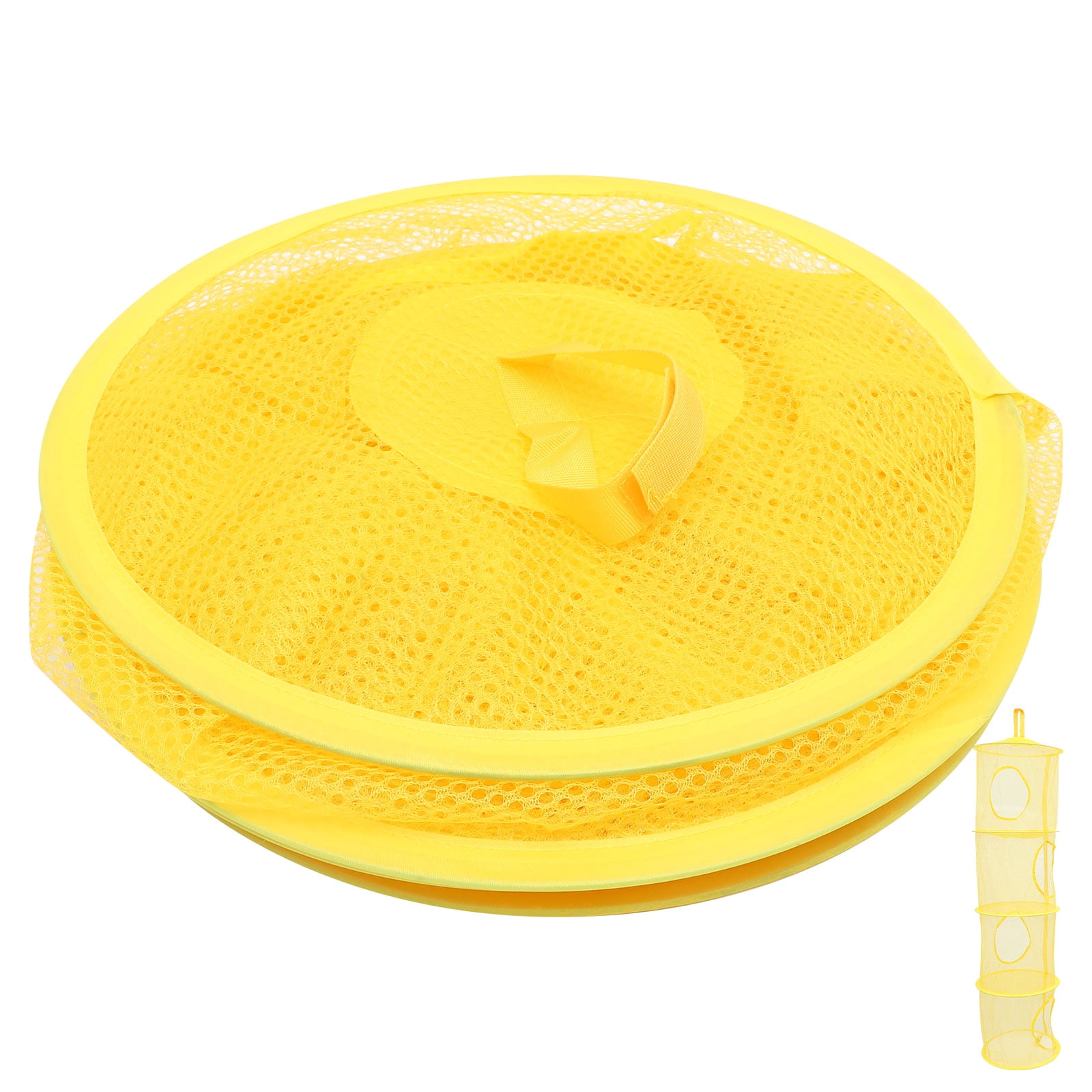 Four Grid Drying Hanging Basket Underwear Net Plush Toy Display for