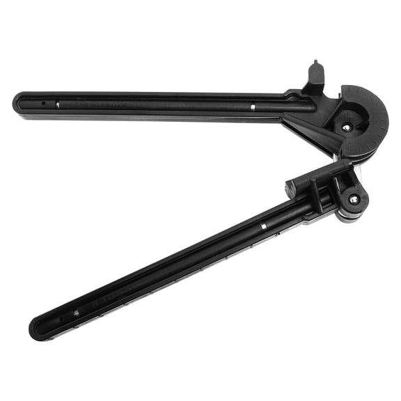 Stainless Steel Bender Tool for Tube Use with Calibrated Markings and Long Handle Black 1pc