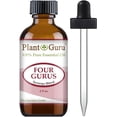 thumbnail image 1 of Four Gurus Essential Oil Blend 2 oz. Bulk 100% Pure Natural Therapeutic Grade Thieves Blended with Clove, Cinnamon, Lemon, Rosemary Eucalyptus for Aromatherapy Diffuser and Immune Support, 1 of 3