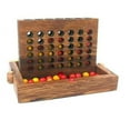 thumbnail image 1 of Four In A Row  - Wooden Strategy Game, 1 of 1