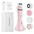 thumbnail image 1 of Four In One Facial Cleansing Brush Silicone Pore Massager Portable Deep Skin Cleaner Tool, 1 of 7