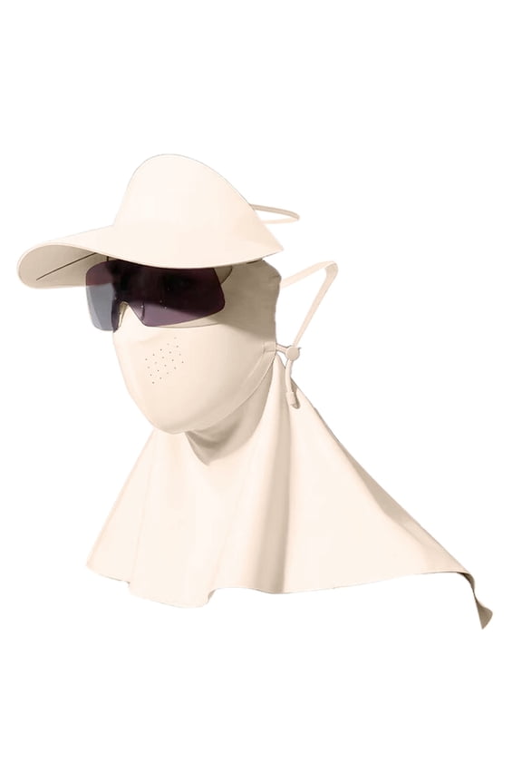Four In Summer Cycling Face with Ice Silk Scarf Sun Shield for Outdoor Riding Full Face Gear
