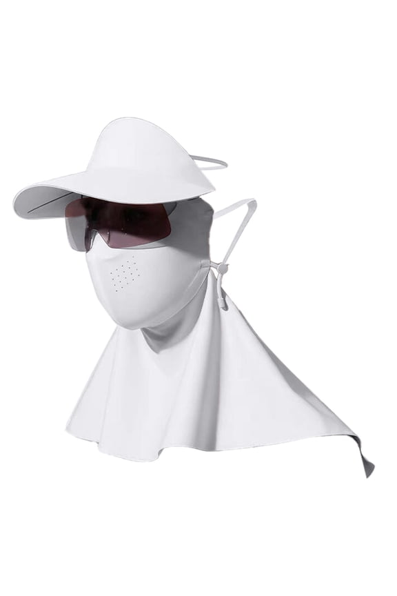 Four In Summer Cycling Face with Ice Silk Scarf Sun Shield for Outdoor Riding Full Face Gear