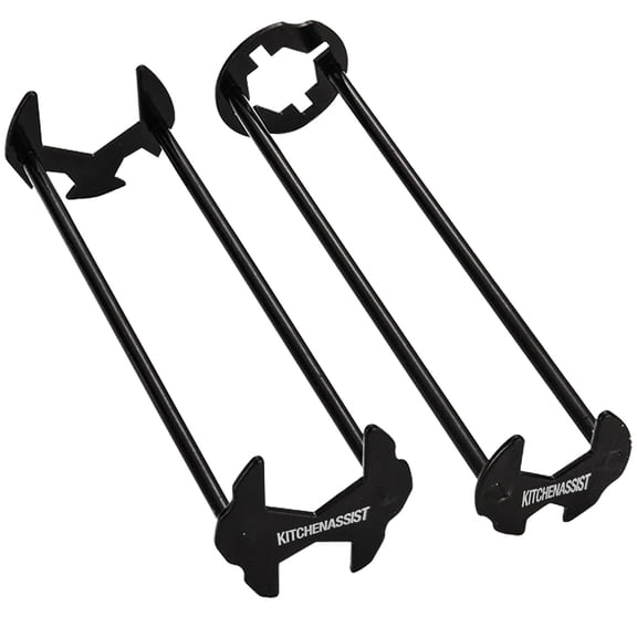 Four-Jaw Hex Wrench & Basin Wrench Set, Faucet Installation & Removal Tool for Tight Spaces, for Kitchen & Bathroom Screws & Threads
