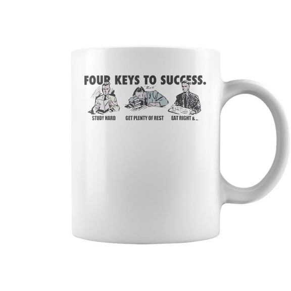 Four Keys To Success Coffee Mugs