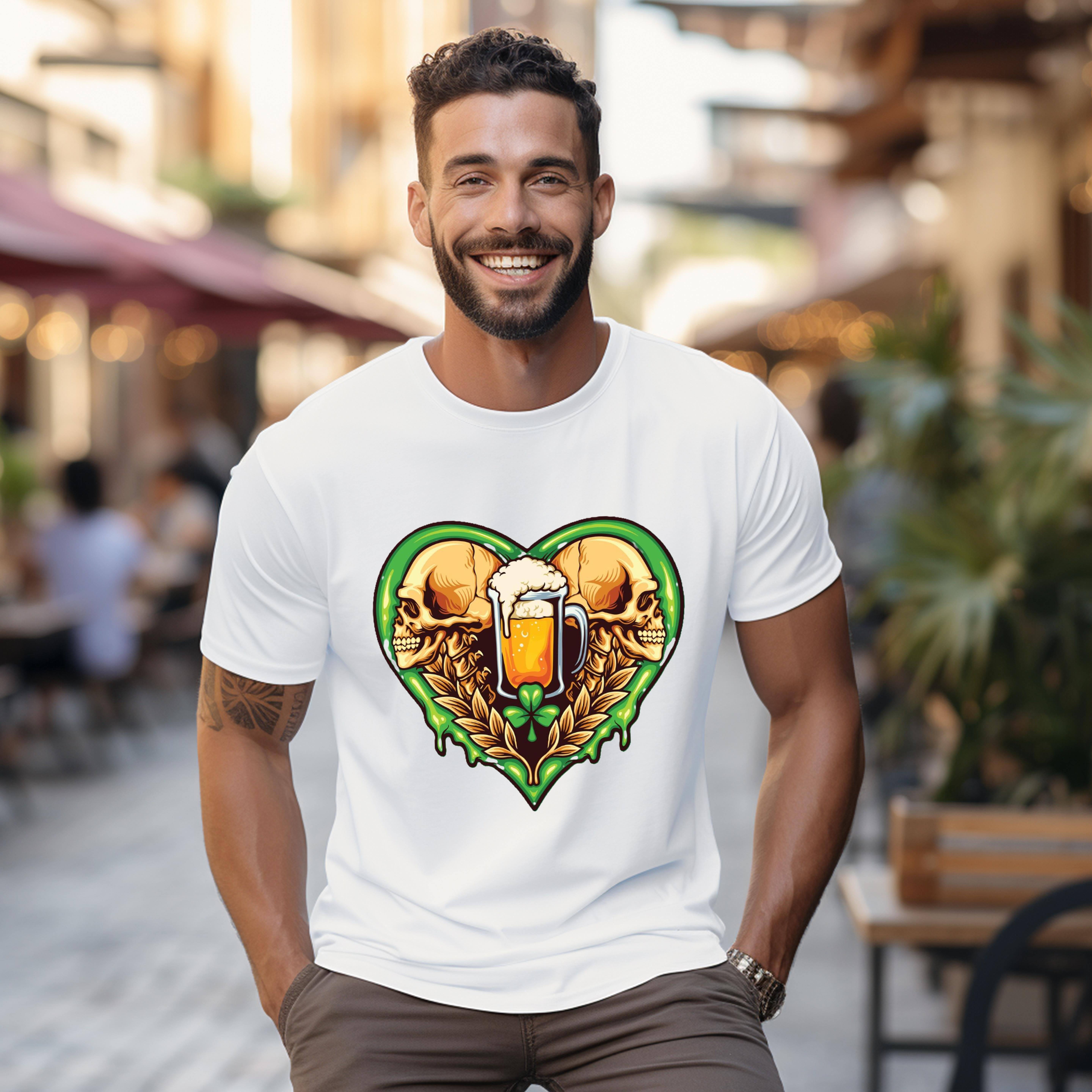 Pop Striped Logo Longsleeve T-Shirt Four Leaf Clover main image 0