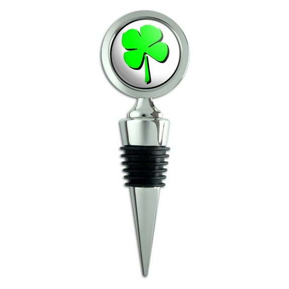 Four Leaf Clover Irish Wine Bottle Stopper