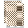 thumbnail image 1 of Four Leaf Clover Lucky Solid 200+ Round Stickers - Brown - Gloss Finish - 0.50" Size, 1 of 3