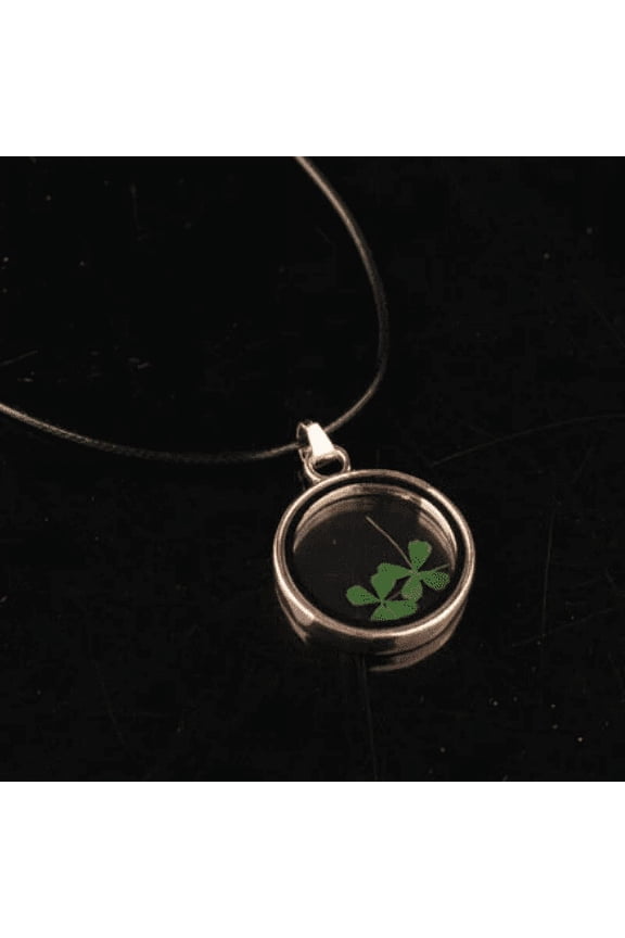 Four Leaf Clover Necklace - Lucky Pendant - Perfect Gift Idea to Celebrate Saint Patrick's Day on March 17th