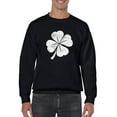 thumbnail image 1 of Four Leaf Clover Sweatshirt Men -Smartprints Designs, Male 5X-Large, 1 of 4