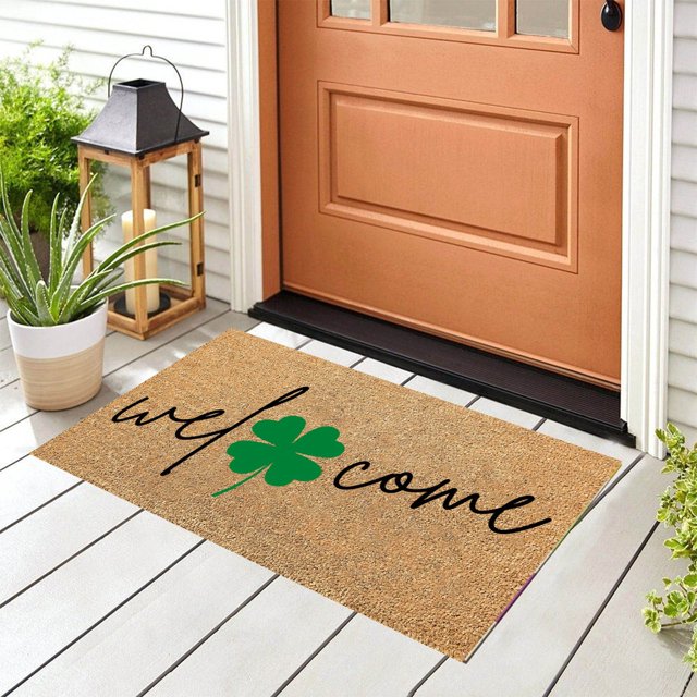 Four Leaf Funny Doormat Non Mat Mat Funny Home Mats For In Door