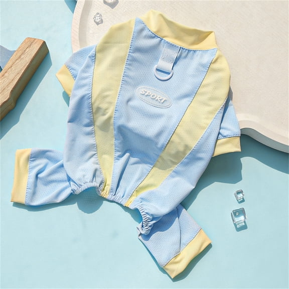 Four-Legged Clothes Spring and Summer Large Dog Supplies cat ice Silk Cool cat Vest Sunscreen Dog Clothes pet Clothes