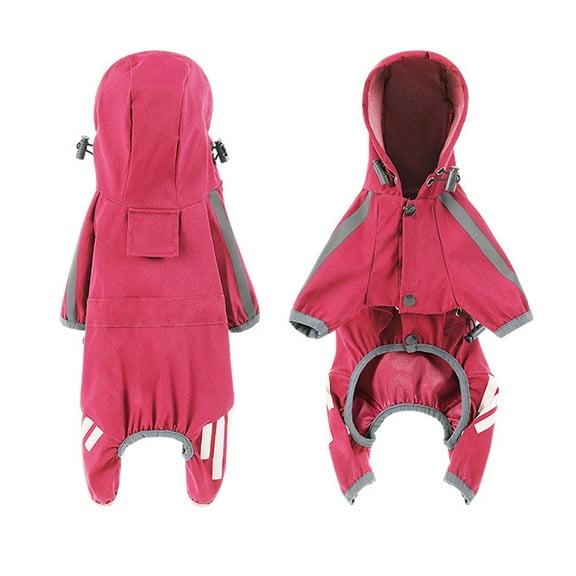Four Legged Dog Raincoat for Rainy Day Outdoor Adventures and Pet Walking