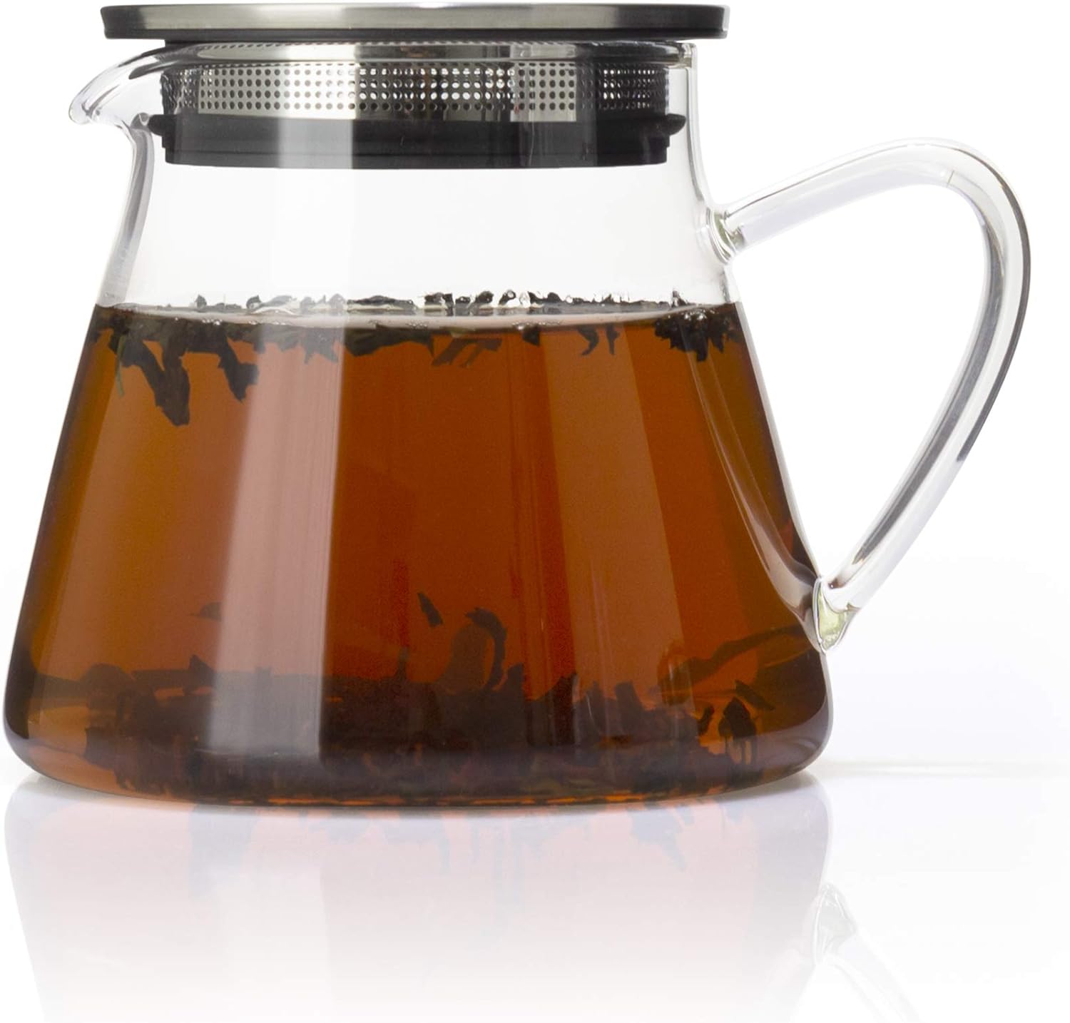 Four Life 841 Teapot Glass, Heat Resistant, 18.9 fl oz (532 ml), For 3