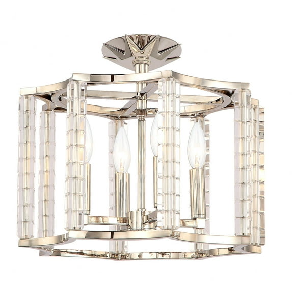 Crystorama Lighting - Four Light Ceiling Mount - Ceiling Mount - Carson - Four