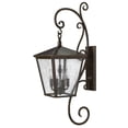 thumbnail image 1 of Four Light Large Outdoor Wall Mount in Traditional Style 11 inches Wide By 35.75 inches High-Regency Bronze Finish-Incandescent Lamping Type Bailey, 1 of 10