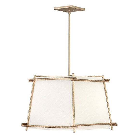 Four Light Medium Pendant In Transitional Style 21 Inches Wide By 16.25 Inches High-Champagne Gold Finish Hinkley Lighting 3674Cpg