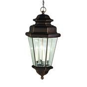 Kichler Lighting 9831OZ Savannah Estates 4 Light Outdoor Ceiling Pendant,