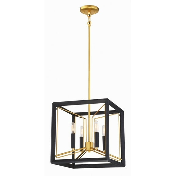 Four Light Pendant     -Traditional Installation Minka Metropolitan N7854-707