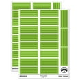 thumbnail image 1 of Four Lines for Notes Sticker Set - Light Green - Gloss Finish - 2.00" Large, 1 of 7