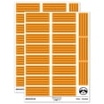 thumbnail image 1 of Four Lines for Notes Sticker Set - Orange - Matte Finish - 2.00" Large, 1 of 7