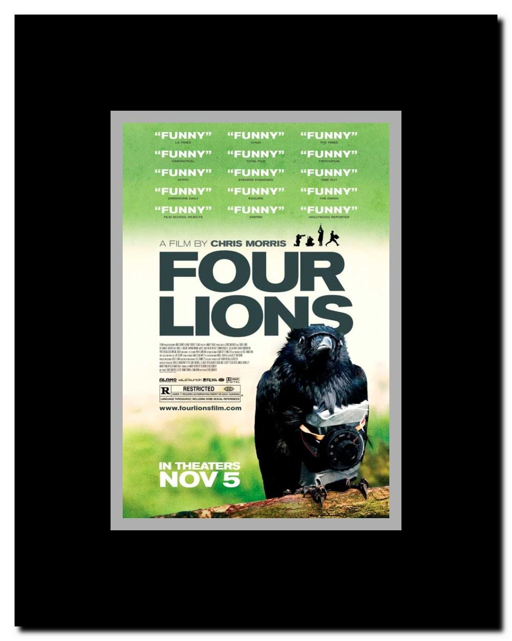 Four Lions Framed Movie Poster