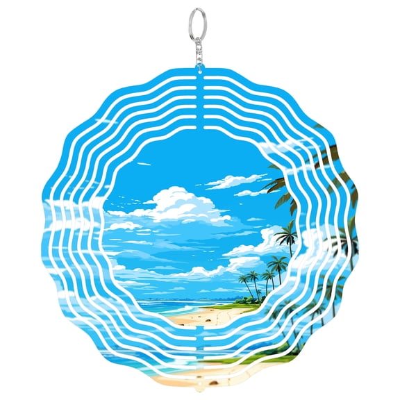Four Mile Beach QLD Wind Spinner, 3D Kinetic Hanging Garden Art