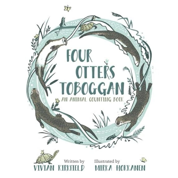 Pre-Owned Four Otters Toboggan: An Animal Counting Book (Hardcover) 0764984357 9780764984358