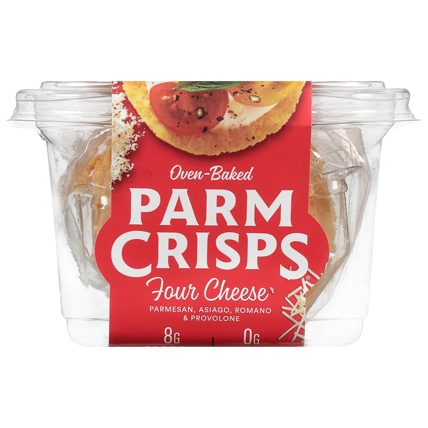 Four Parm Crisps, Made Simply with 100 REAL Healthy Keto Snacks, Low