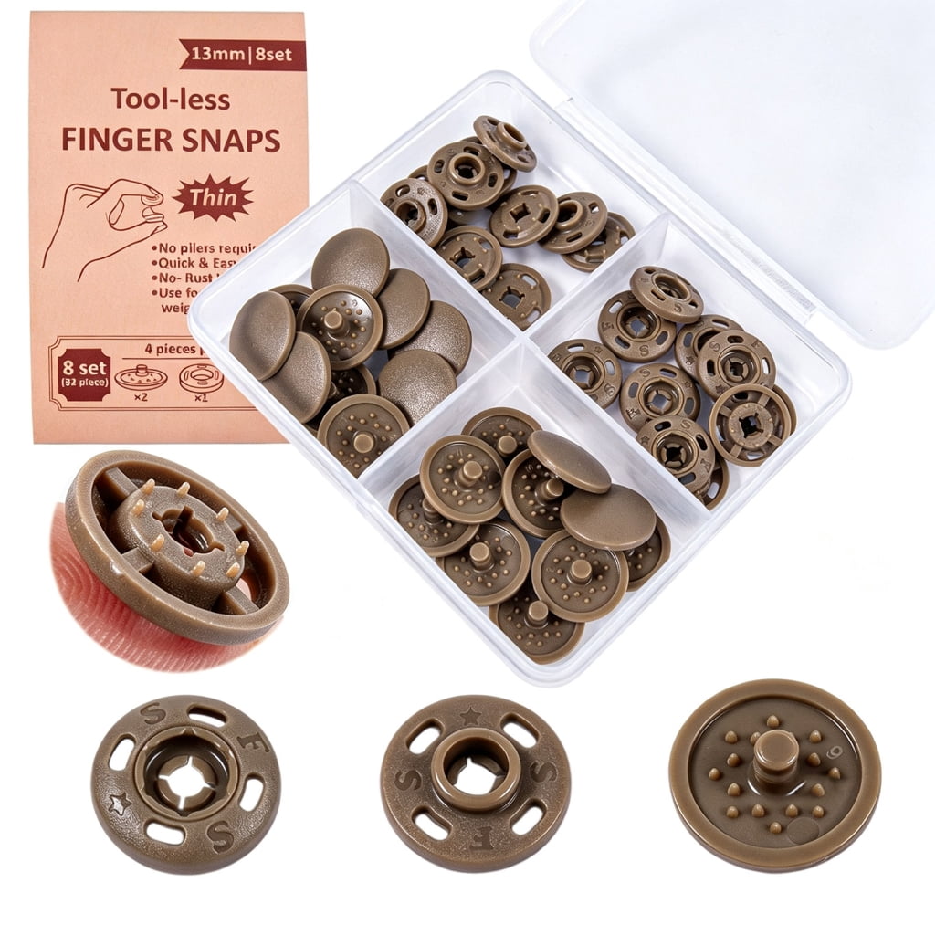 Four-Part Garment Clasps ABS Press Button Fasteners for Clothing Repair ...
