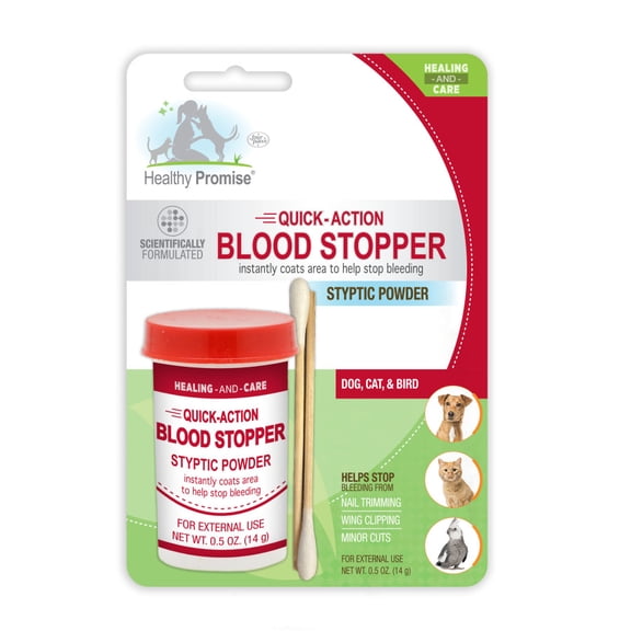 Four Paws Antiseptic Pet Blood Stopper Powder for Dogs, Cats, and Birds 0.5 oz