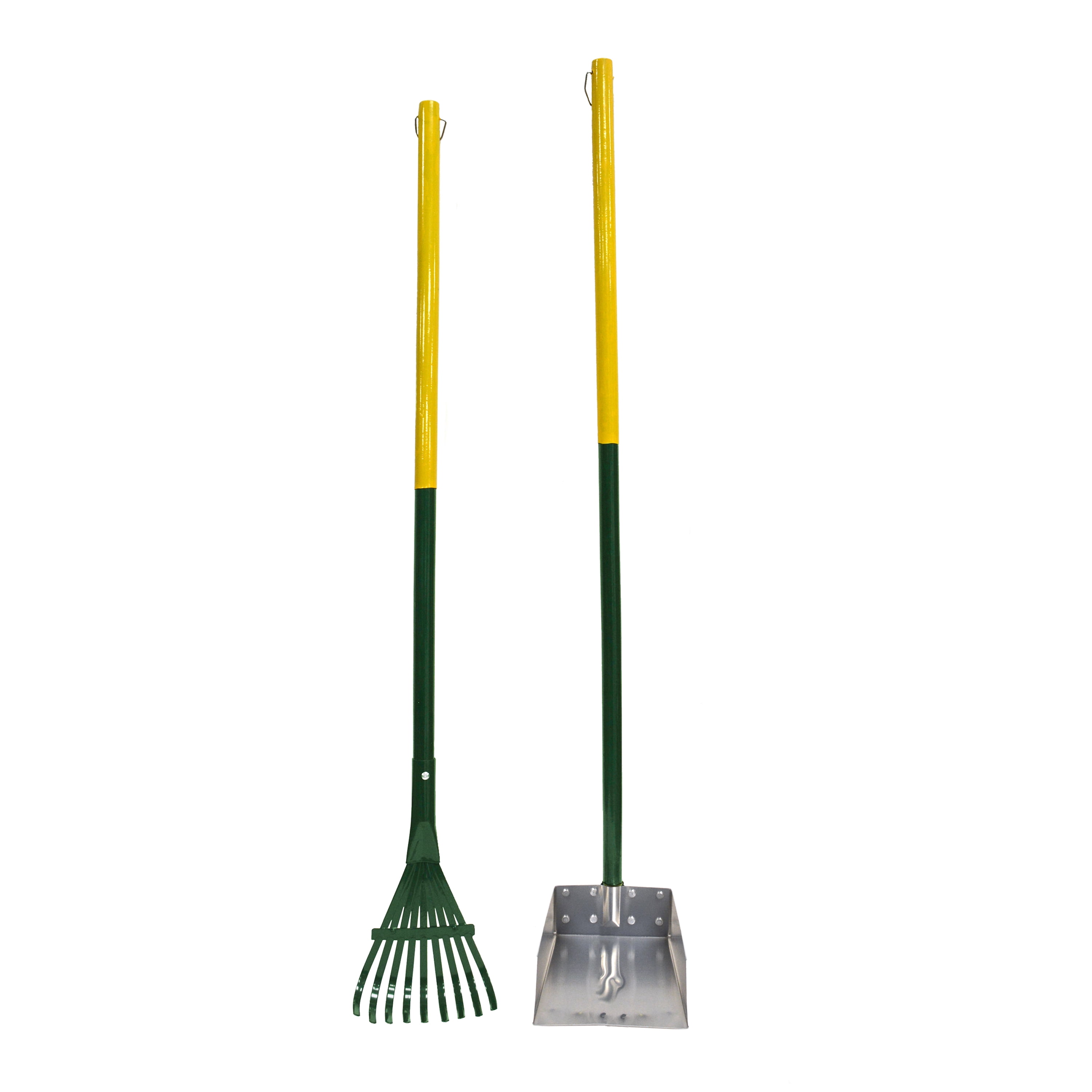 Four Paws Dog Waste Rake & Pan Set for Pet Waste Pickup Small, 7" x 7