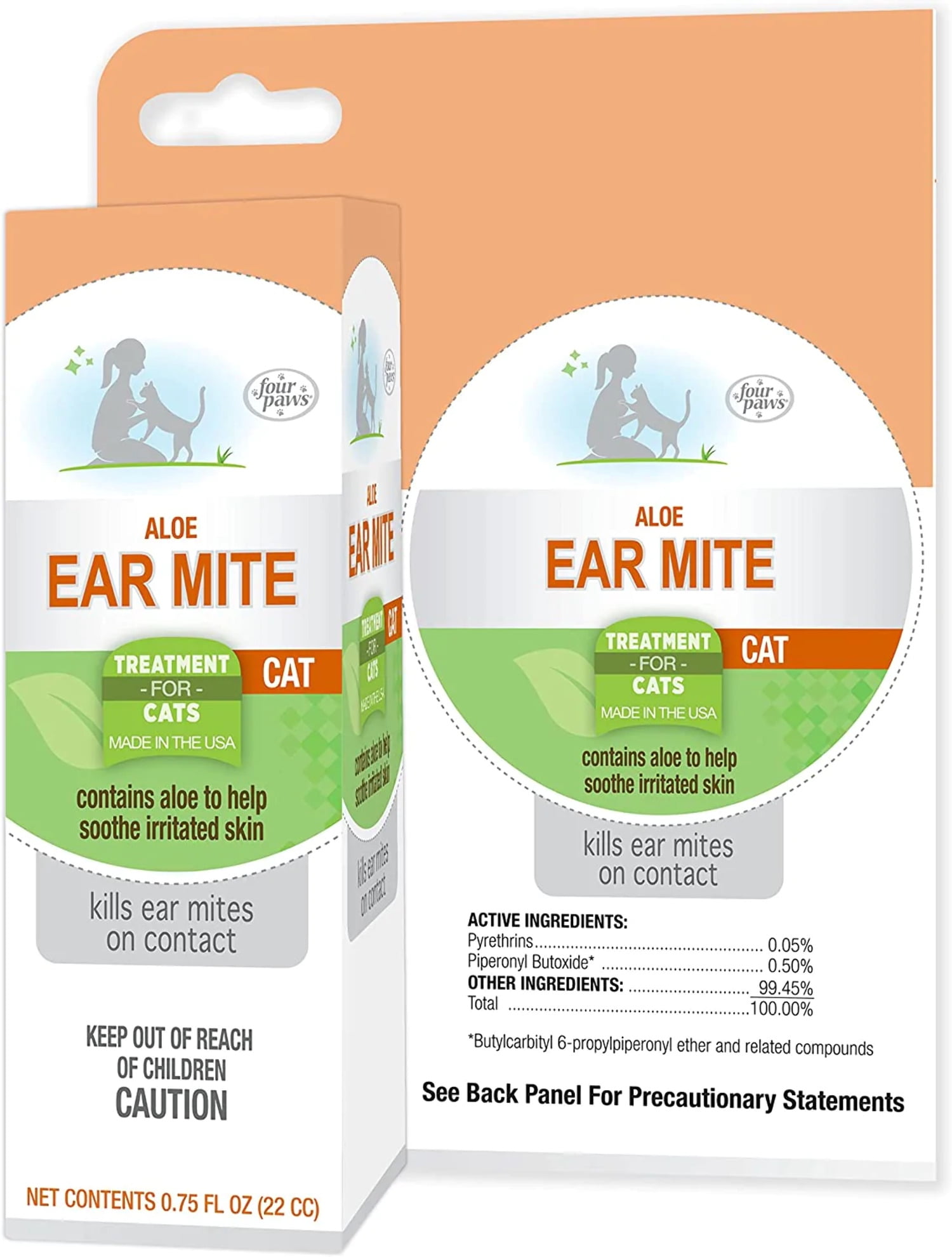 Ear mite treatment for cats clearance walmart