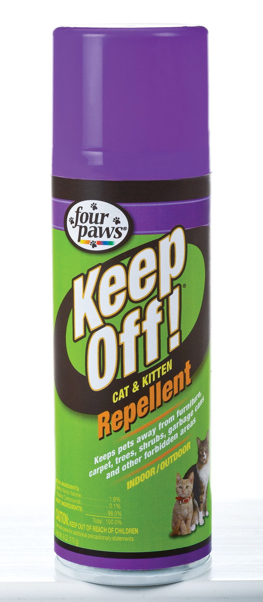 Four Paws Keep Off! Indoor and Outdoor Cat and Dog Repellent, 6 oz