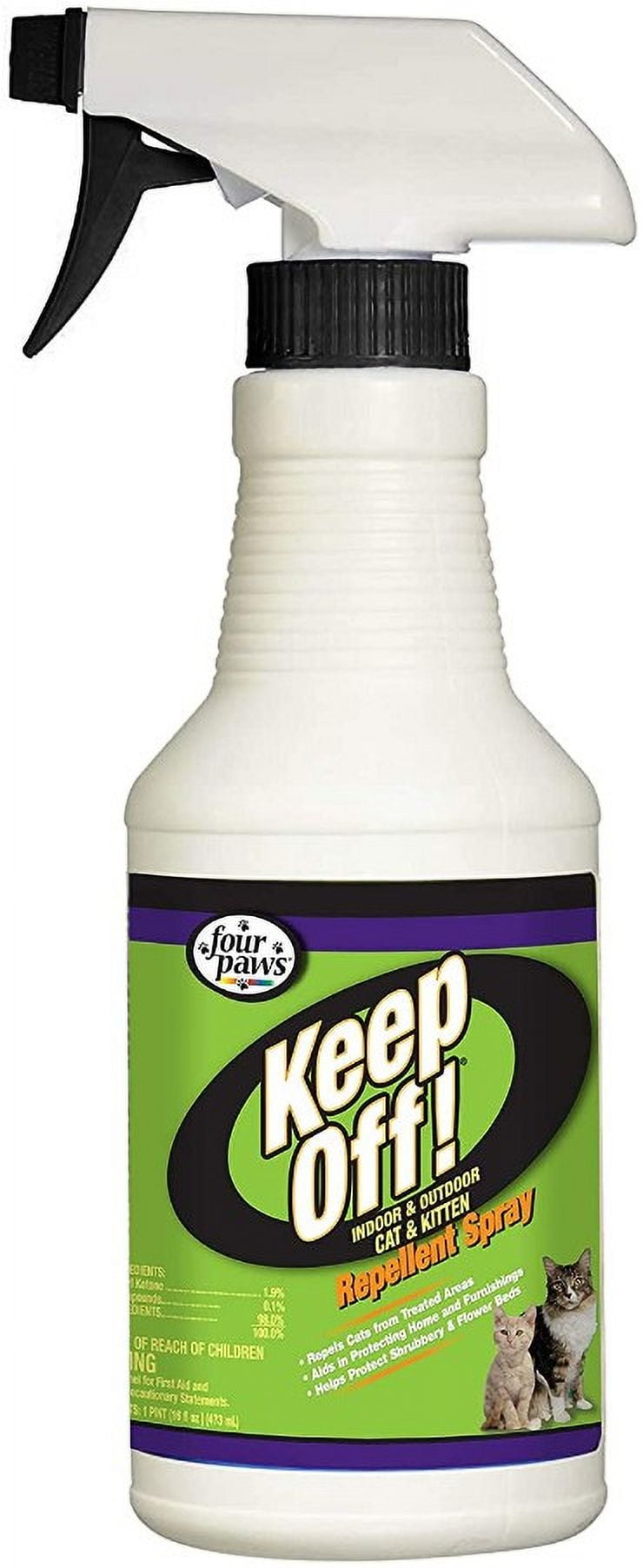 Four Paws Keep Off! Indoor and Outdoor Dog and Cat Repellent Spray