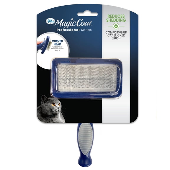 Four Paws Magic Coat Professional Series Comfort-Grip Cat Slicker Brush (1 Count)