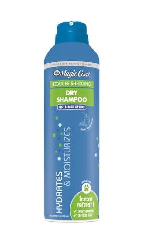 Four Paws Magic Coat DRY dog Shampoo Reduces Shedding 7.4 oz. Dry Shampoo