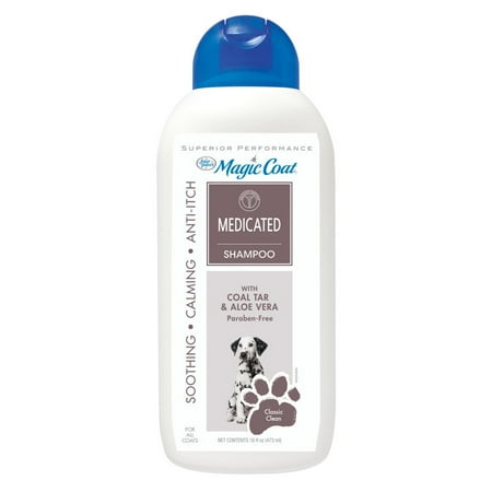 Four Paws Magic Coat Medicated Dog Shampoo for Skin Allergies Medicated Dog Shampoo, 16 oz 1 ct
