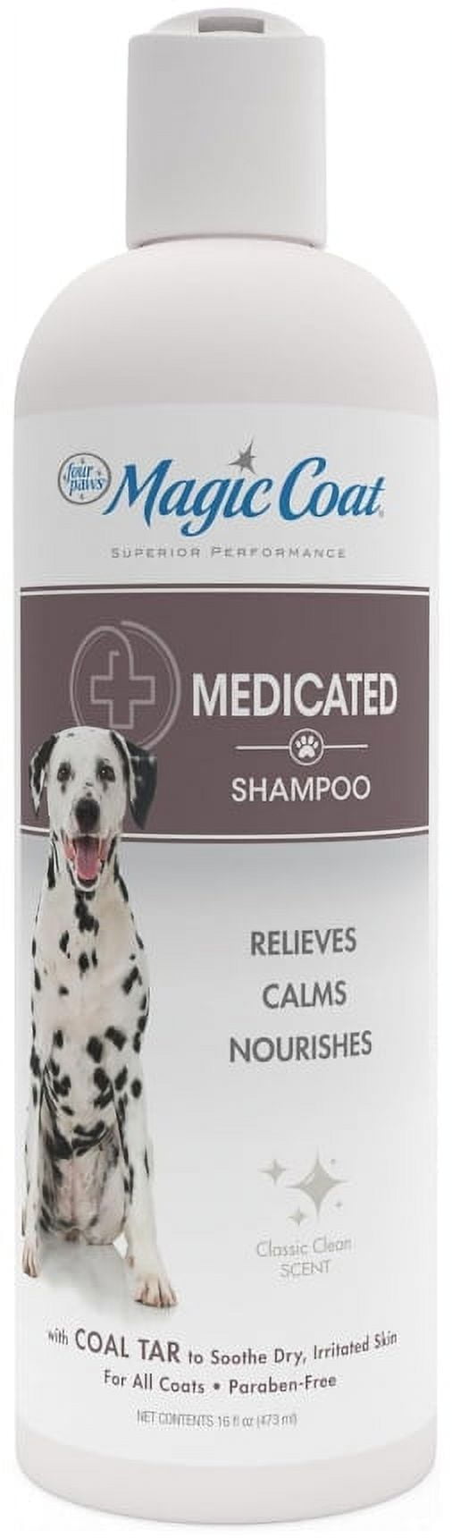 Four Paws Magic Coat Medication Dog Shampoo [Dog Shampoo And Conditioner, New Dog Supplies, Dog Supplies] 16 oz