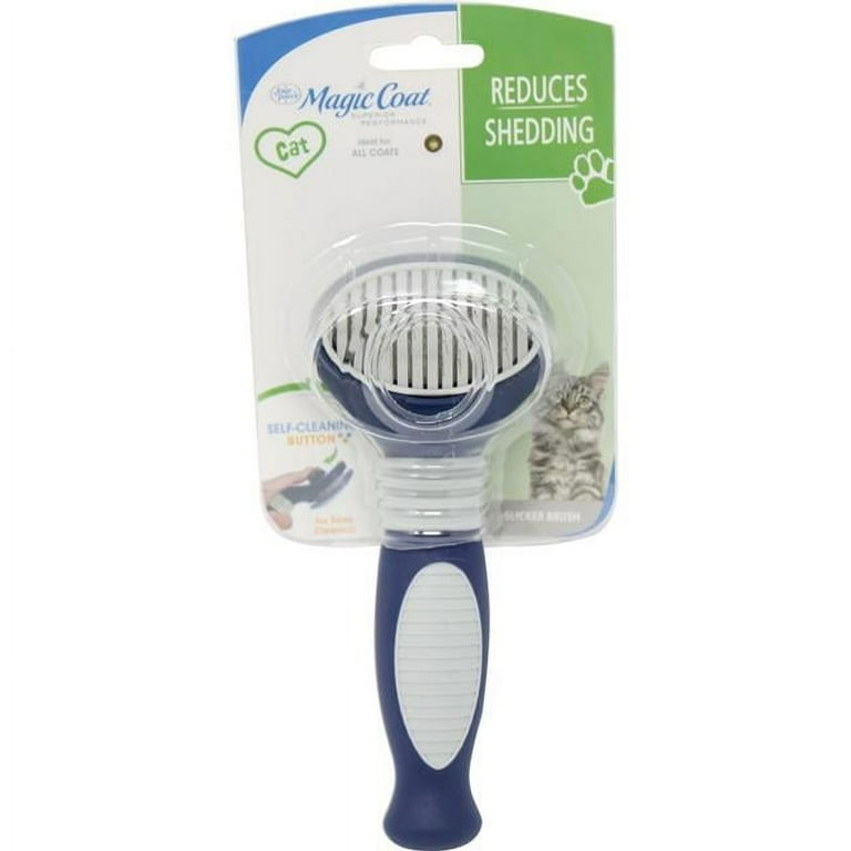 Four Paws Magic Coat Self Cleaning Slicker Brush for Cats One Size Walmart