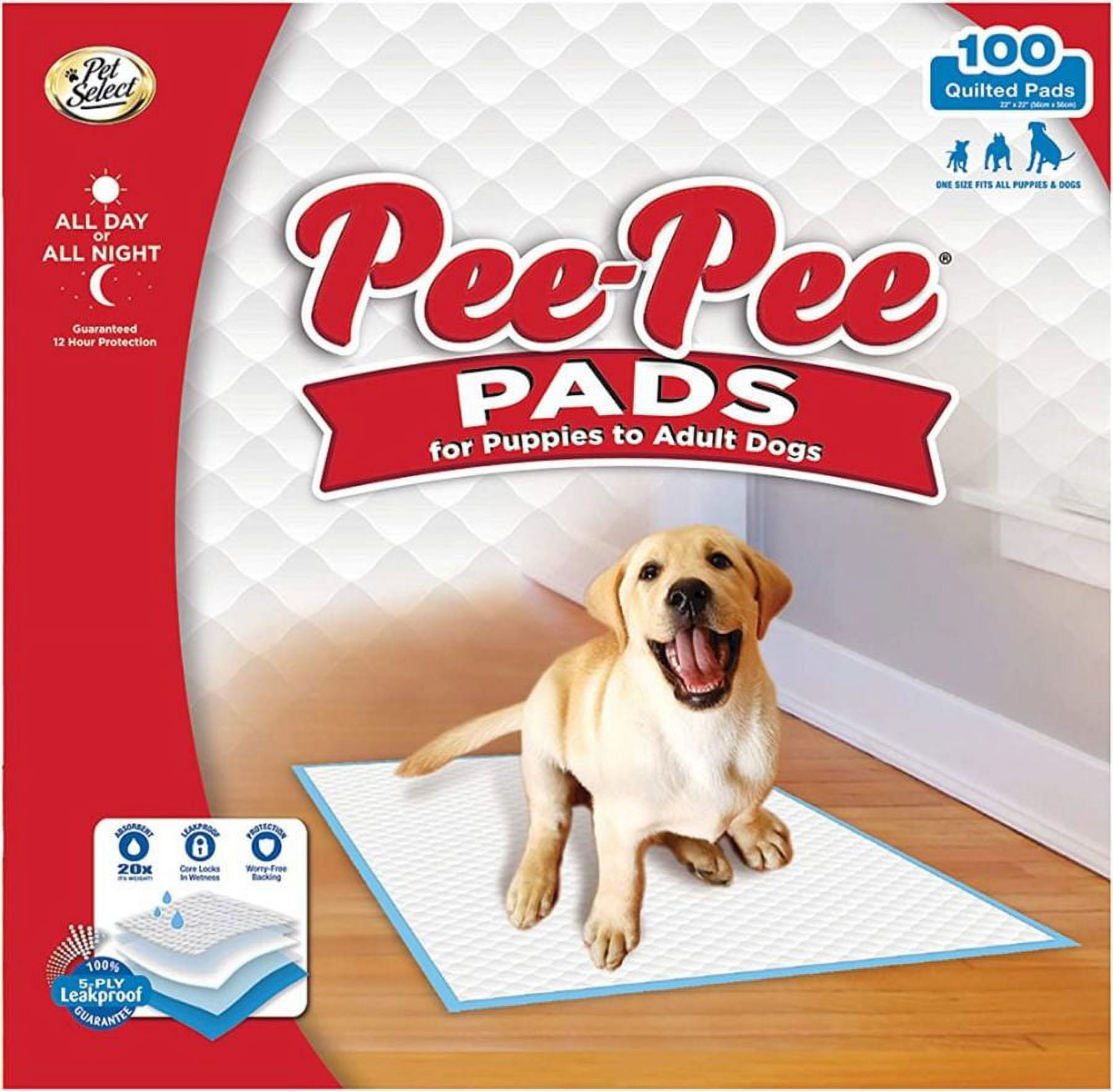Four Paws Pee Pee Puppy Pads Standard [Dog, Housebreaking Aids] 100